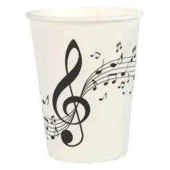 Gobelet En Carton Th Me Musique 27 Cl 10 Pi Ces