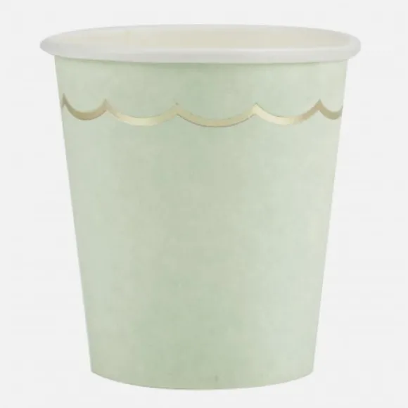 Gobelet Festonn S 200 Ml Pastel Assortis X 8 Pi Ces