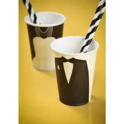 Gobelet Mariage En Carton Robe De Mari E X 10 Pi Ces