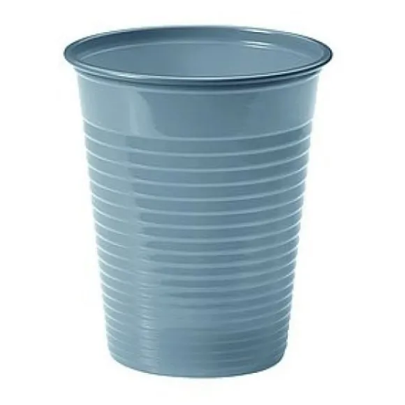 Gobelet Plastique R Utilisable Gris Acier X 30 Pi Ces