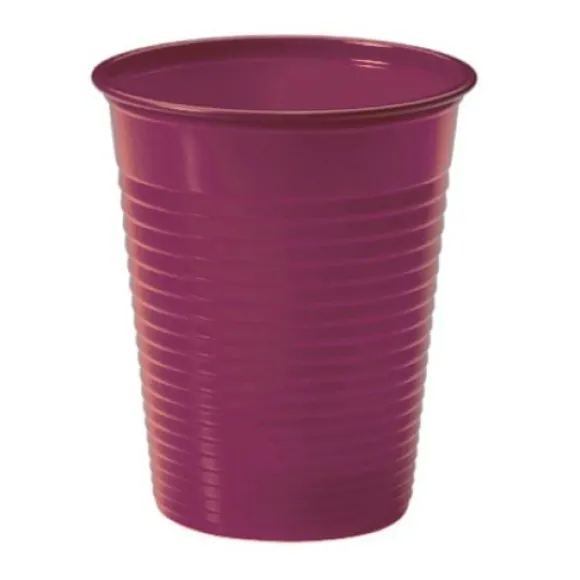 Gobelet Plastique R Utilisable Bordeaux X 25