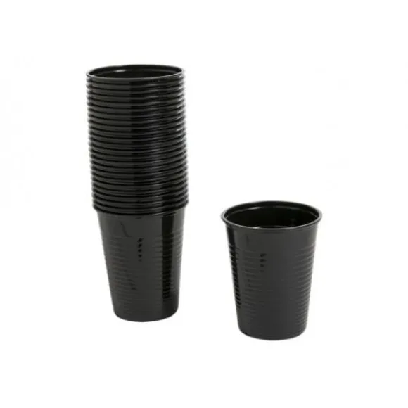 Gobelet Plastique R Utilisable Noir X 30