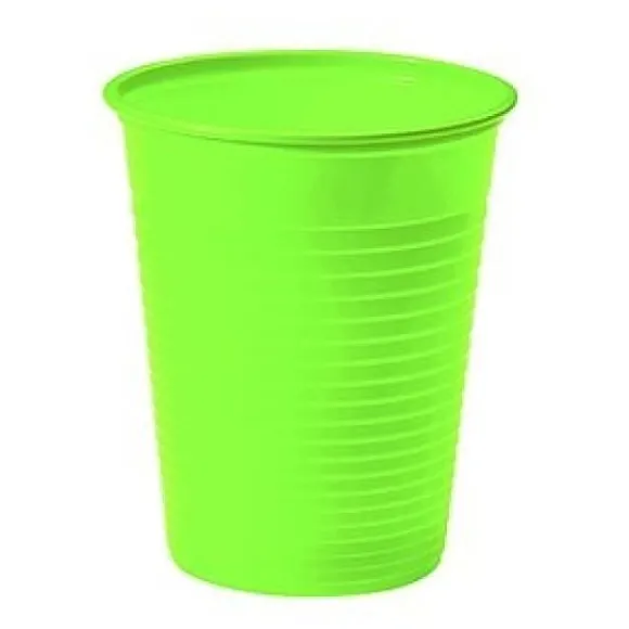 Gobelet Plastique R Utilisable Vert Anis X 30 Pi Ces