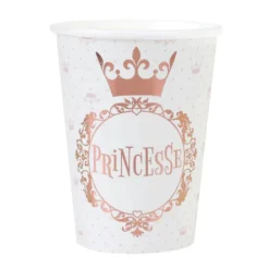 Gobelets En Carton Anniversaire Princesse 27 Cl X10 Pi Ces