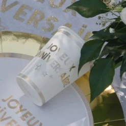 Gobelets En Carton Joyeux Anniversaire Or 27 Cl X10 Pi Ces