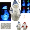 Grand Automate De Noel Lumineux Musical 45Cm