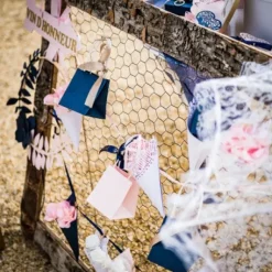 Grand Cadre Mariage Grillage Ecorce De Bois