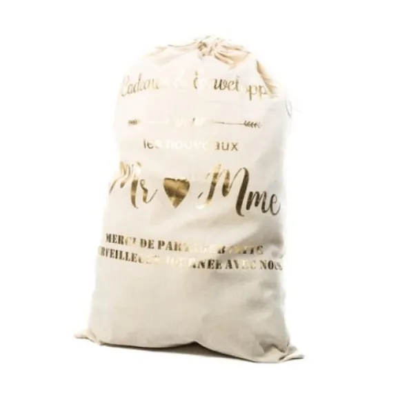 Grand Sac Cadeau G Ant Mr Mme En Lin