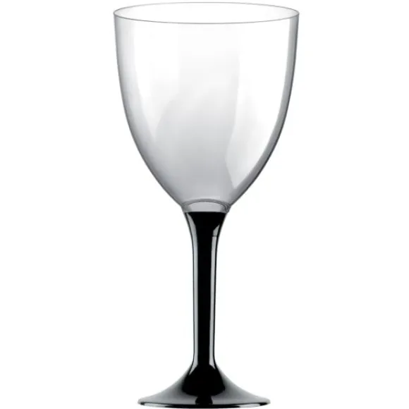Grand Verre Eau Plastique Noir X 20