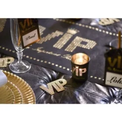 GranDéconfetti Paillet Vip Noir X 6 Pi Ces