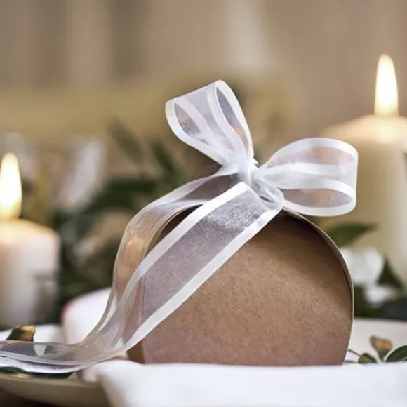 Grande Boite Drag Es Mariage Kraft Rustique X 10 Pi Ces