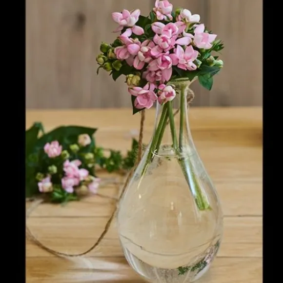 Grande Bouteille En Verre Avec Ficelle De Jute