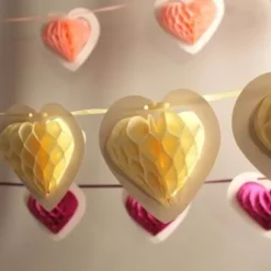 Grande Guirlande De 10 Coeurs Ivoire 4 M Tres