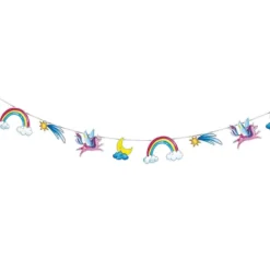 Guirlande Anniversaire Licorne 3.6M