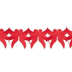 Guirlande Colombes Suspendre Rouge