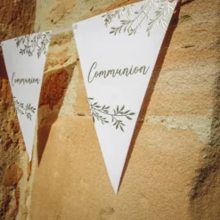 Guirlande Communion Or