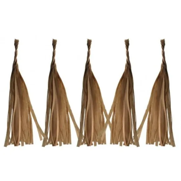 Guirlande De 5 Tassels Kraft