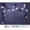 Guirlande De Noel Argent Lectrique Pile 20 Led