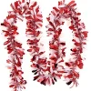 Guirlande De Noel Goutte D'Eau Rouge Et Blanc