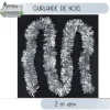 Guirlande De Noel Scintillante Brillante Argent