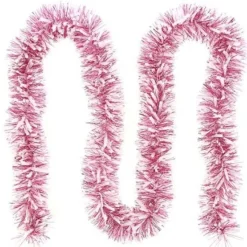 Guirlande De Noel Scintillante Rose 2 M Tres