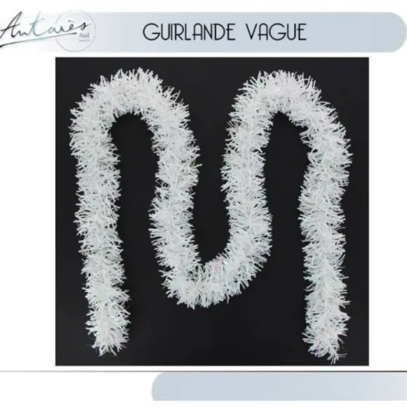 Guirlande De Noel Vague Blanc