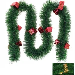 Guirlande De Noel Verte Avec Paquets Cadeaux