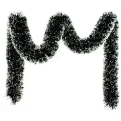 Guirlande De Noel Verte Large Avec Bout Blanc