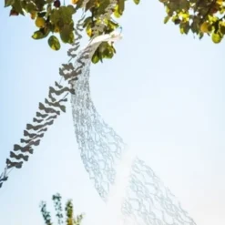 Guirlande Deco De Salle Papillon Blanc