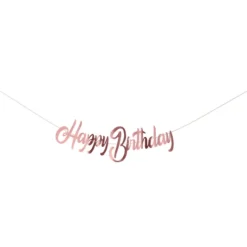Guirlande Deco Happy Birthday Rose Gold 2.5M