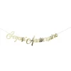 Guirlande Deco Joyeux Anniversaire Or 2.5M