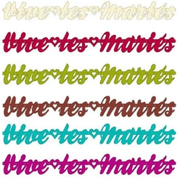 Guirlande Deco Mariage Vive Les Mari S