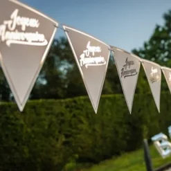 Guirlande Decoration Joyeux Anniversaire Argent