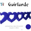 Guirlande En Papier Pas Cher Coeur Bleu Roi