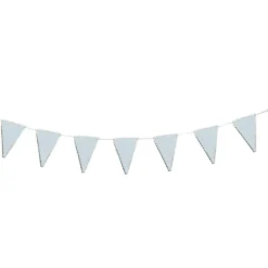Guirlande Fanions Festonn E Bleu Pastel 3M