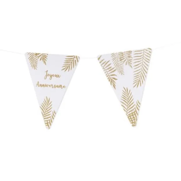 Guirlande Fanions Fougere Joyeux Anniversaire
