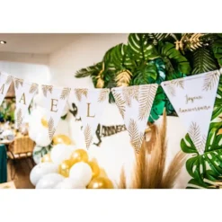 Guirlande Fanions Fougere Joyeux Anniversaire