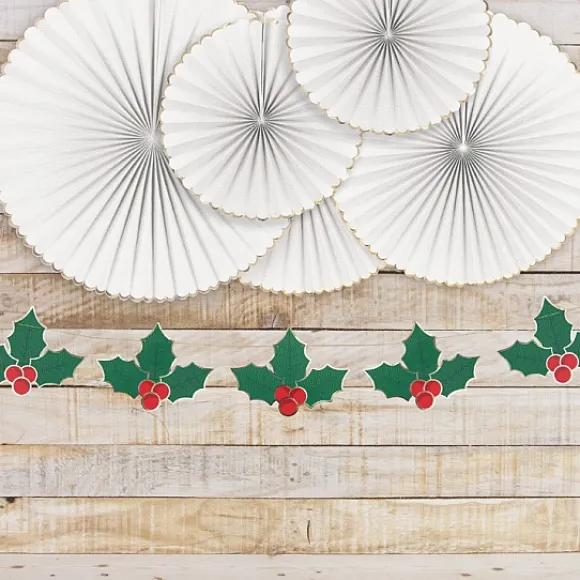 Guirlande Houx De Noel 3 M Tres