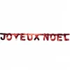 Guirlande Joyeux No L Carton Rouge 1M