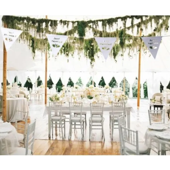 Guirlande Just Married Blanc