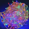 Guirlande Lectrique De Noel 120 Leds Multicolore Fixe Et Flash