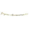 Guirlande Lettres Joyeux Anniversaire Or 2M