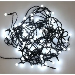 Guirlande Lumineuse 100 Boules Blanche Led