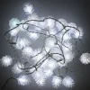 Guirlande Lumineuse 40 Led Pomme De Pin Blanc