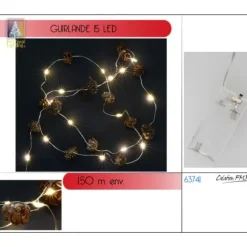 Guirlande Lumineuse A Pile Pomme De Pin