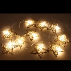 Guirlande Lumineuse A Pile Tiss E Forme Toile