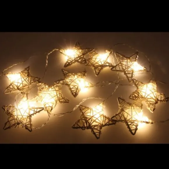 Guirlande Lumineuse A Pile Tiss E Forme Toile