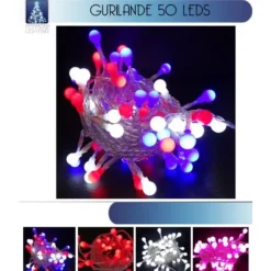 Guirlande Lumineuse De Noel 50 Led Pas Cher