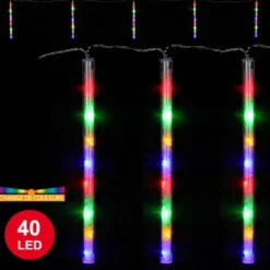 Guirlande Lumineuse De Noel Stalactite 5 Gla Ons Multicolore
