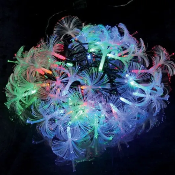 Guirlande Lumineuse Fibre Optique 40 Led Multicolore